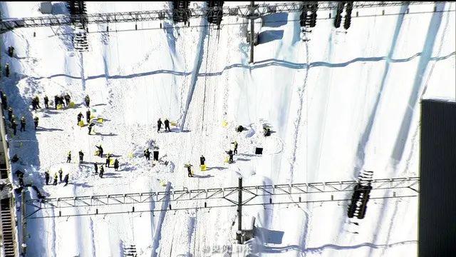 日本北海道大雪，超过40个航班被取消